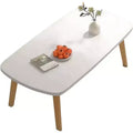 Acekool Foldable Coffee Table, Wooden Finish, Space-Saving Folding Design, 31.5x19.7x17.3, Easy Storage, Wood Grain