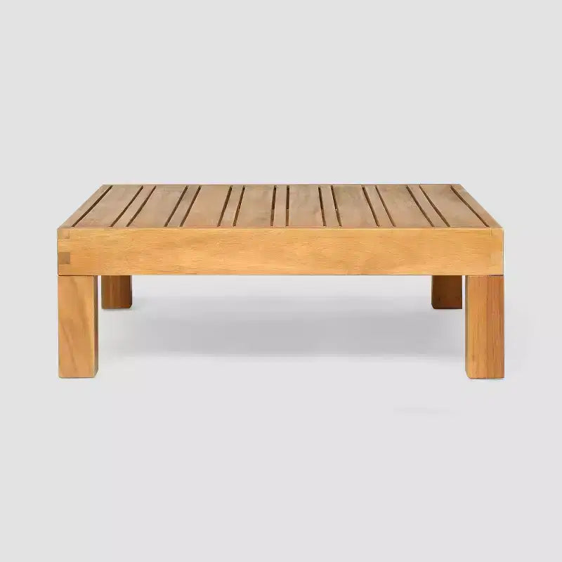 Oana 9pc Acacia Wood Sofa & Club Chair Set Teak/Beige - Christopher Knight Home: Modular Outdoor Sectional, Weather-Resistant
