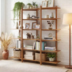 Christopher Knight Home Elliot Modern Wood 6-Tier Open Display Storage Shelf Bookcase
