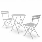 Outdoor Three-Piece Portable Folding Table and Chair Set