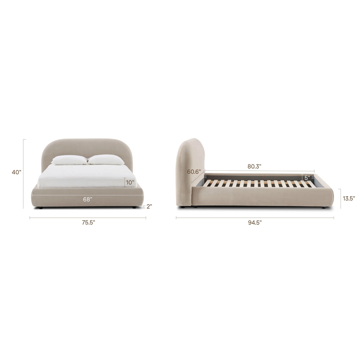 Bed | Dune Brown | Queen