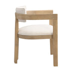 Conrad Sophisticated Modern Dining Chair With Armrest by Christopher Knight Home
