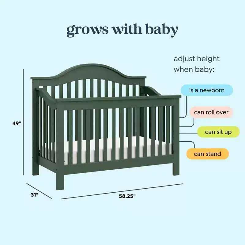 daVinci Jayden 4-in-1 Convertible Crib