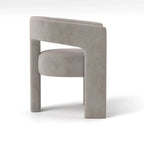 Chaise de salle à manger SEYNAR Modern Glam en velours, chaise d'appoint à dossier ouvert, lot de 6