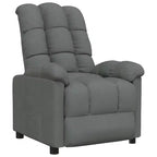 Recliner Chair with Adjustable Backrest and Footrest, Modern Lounge Chair Thick Padded Seat for Living Room & Bedroom
