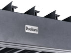 Gazebo Metallo 296 cm 296 cm Nero